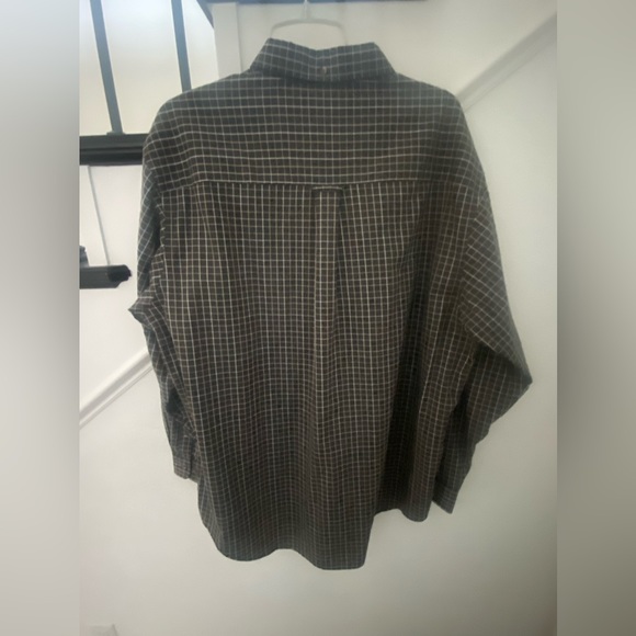 Roundtree & Yorke black check shirt size closet - Picture 3 of 16